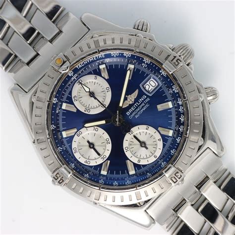 breitling chronomat a13352 blue|breitling a13352 specs.